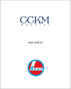 cckm apparel investment bankers