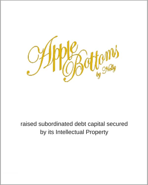 Apple Bottoms raised capital secured by its IP